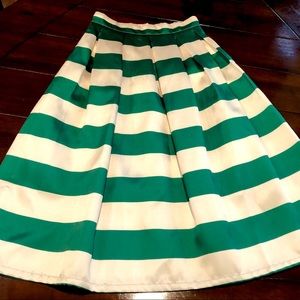 Beulah Flair Midi Skirt